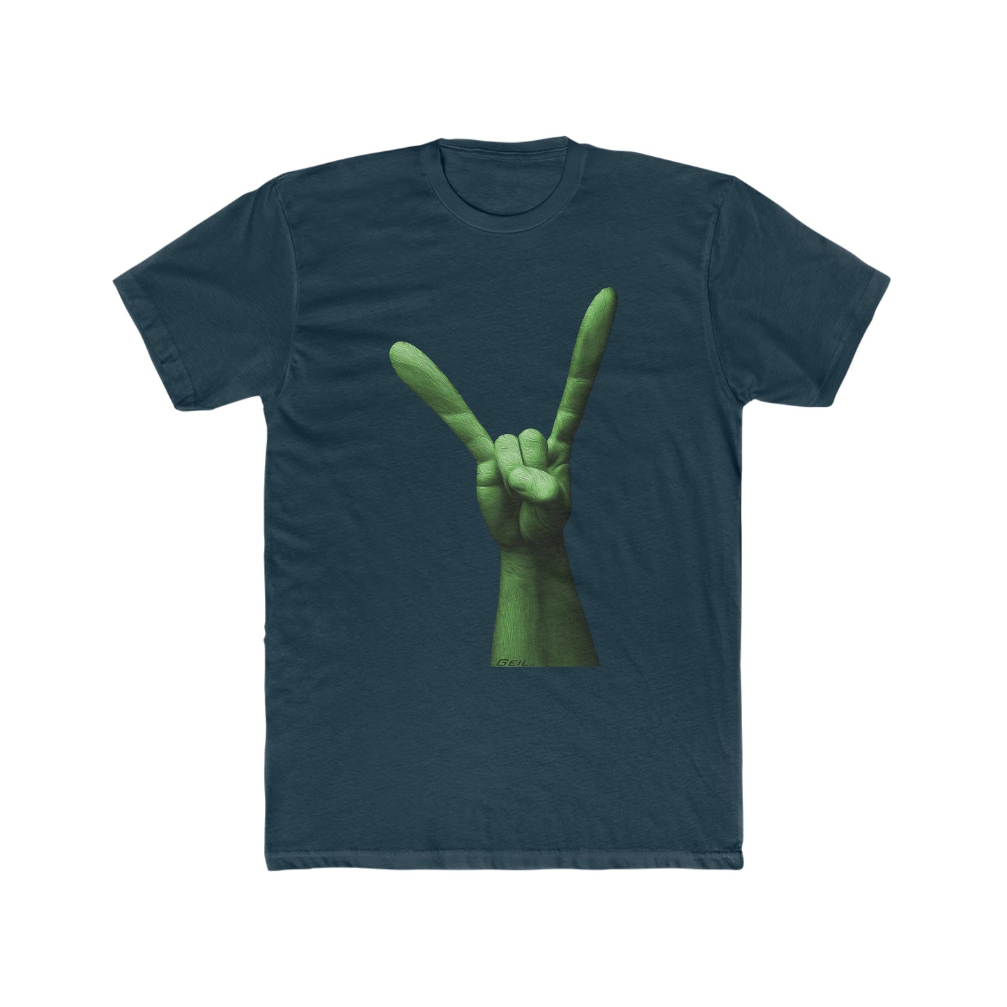 Alien Devil Horns - Men's T-Shirt