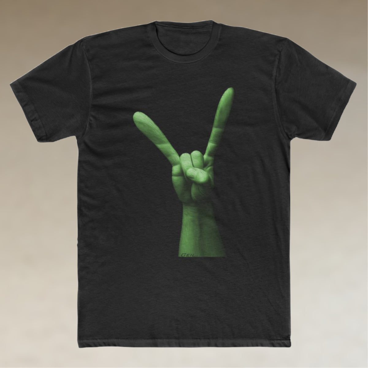 Alien Devil Horns - Men's T-Shirt