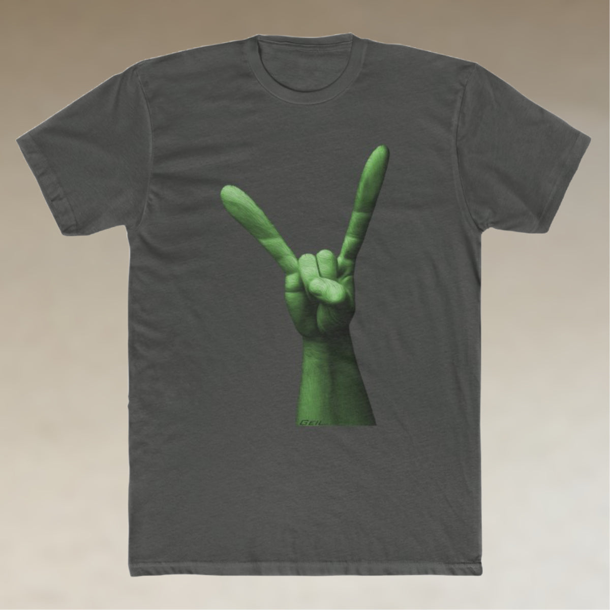 Alien Devil Horns - Men's T-Shirt