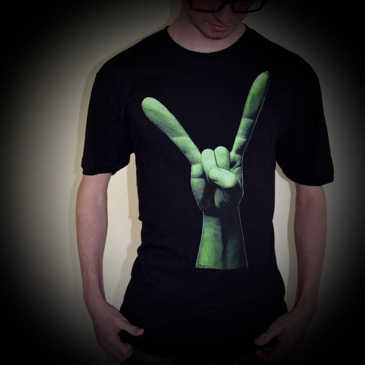 Alien Devil Horns - Men's T-Shirt