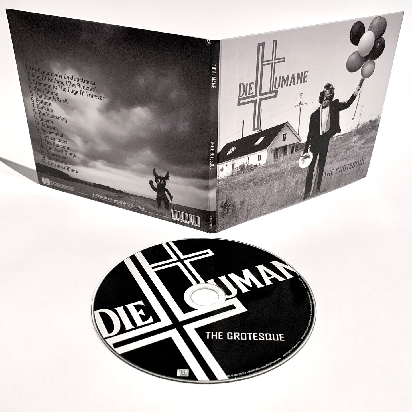 DieHumane - The Grotesque CD with album cover