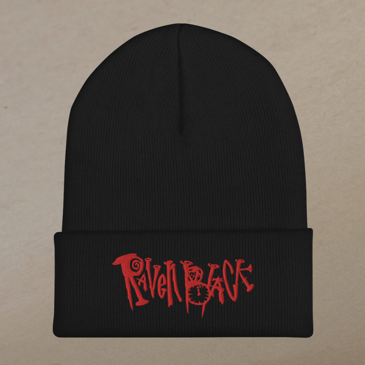 Raven Black - Cuffed Beanie