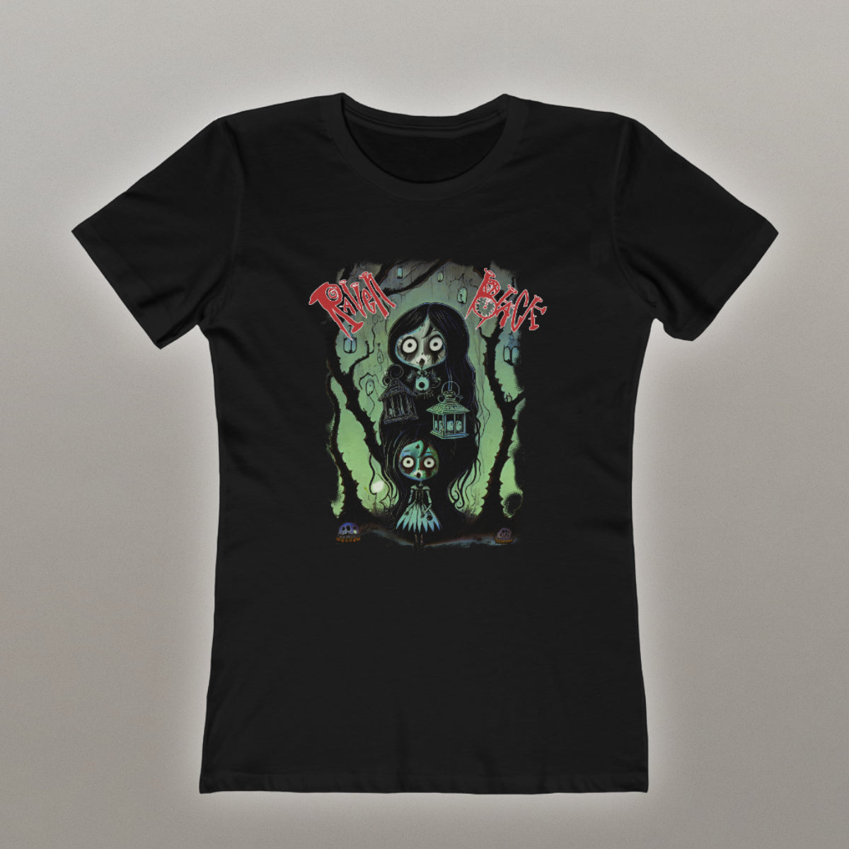 Raven Black - Creepy Dolls - Women's T-Shirt