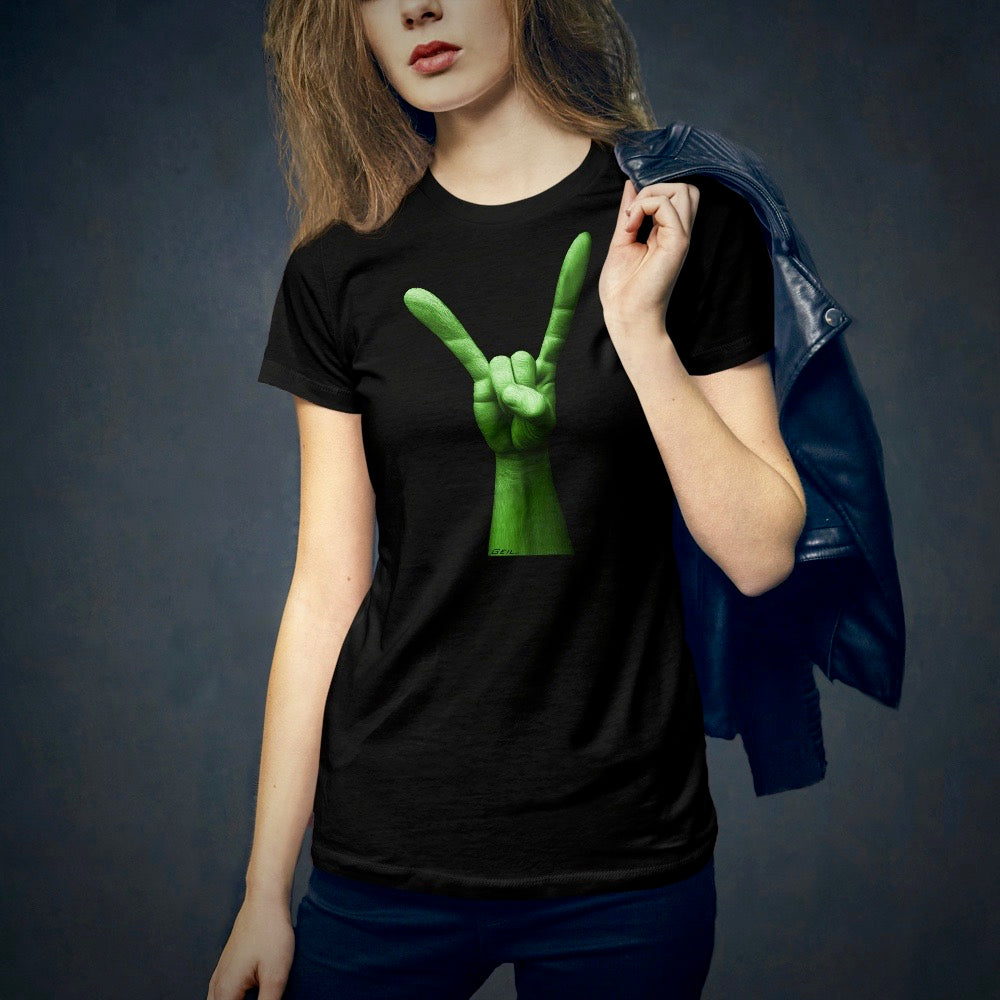 Alien Devil Horns - Women's T-Shirt