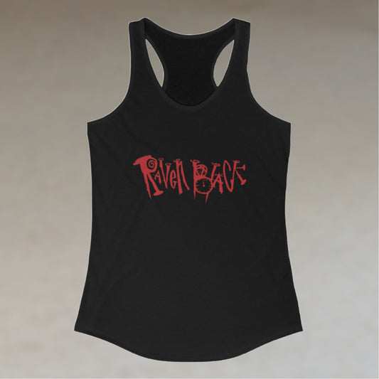 Raven Black - Logo - Women's Racerback Tank