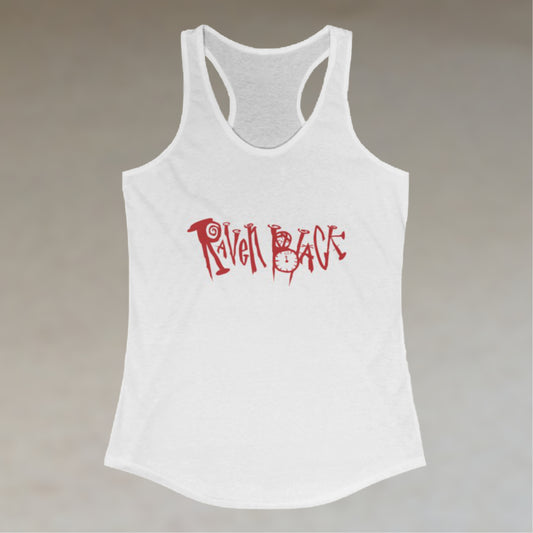 Raven Black - Logo - Women's Racerback Tank