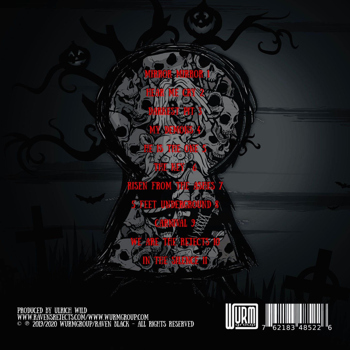 Raven Black - The Key - CD cover