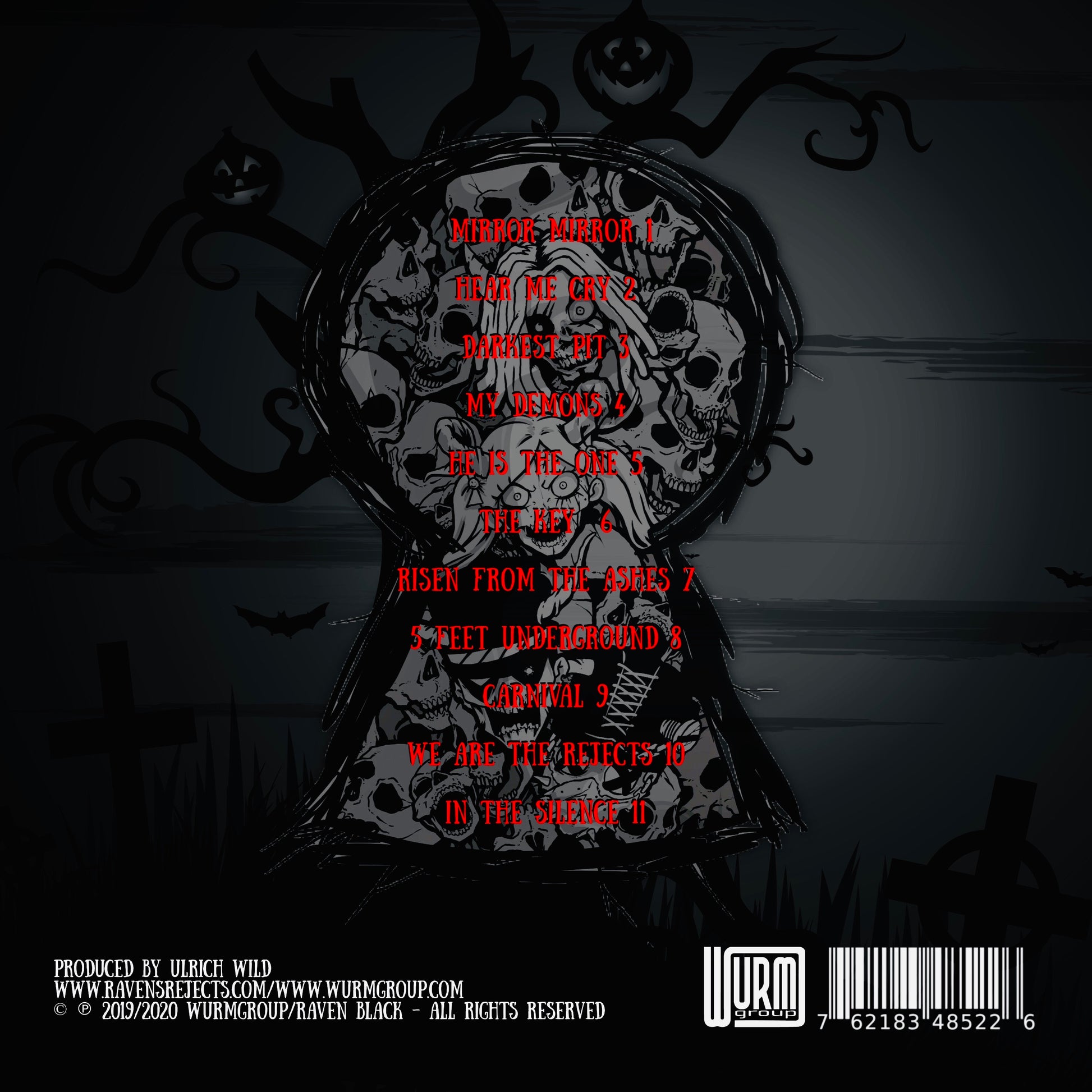 Raven Black - The Key - CD cover