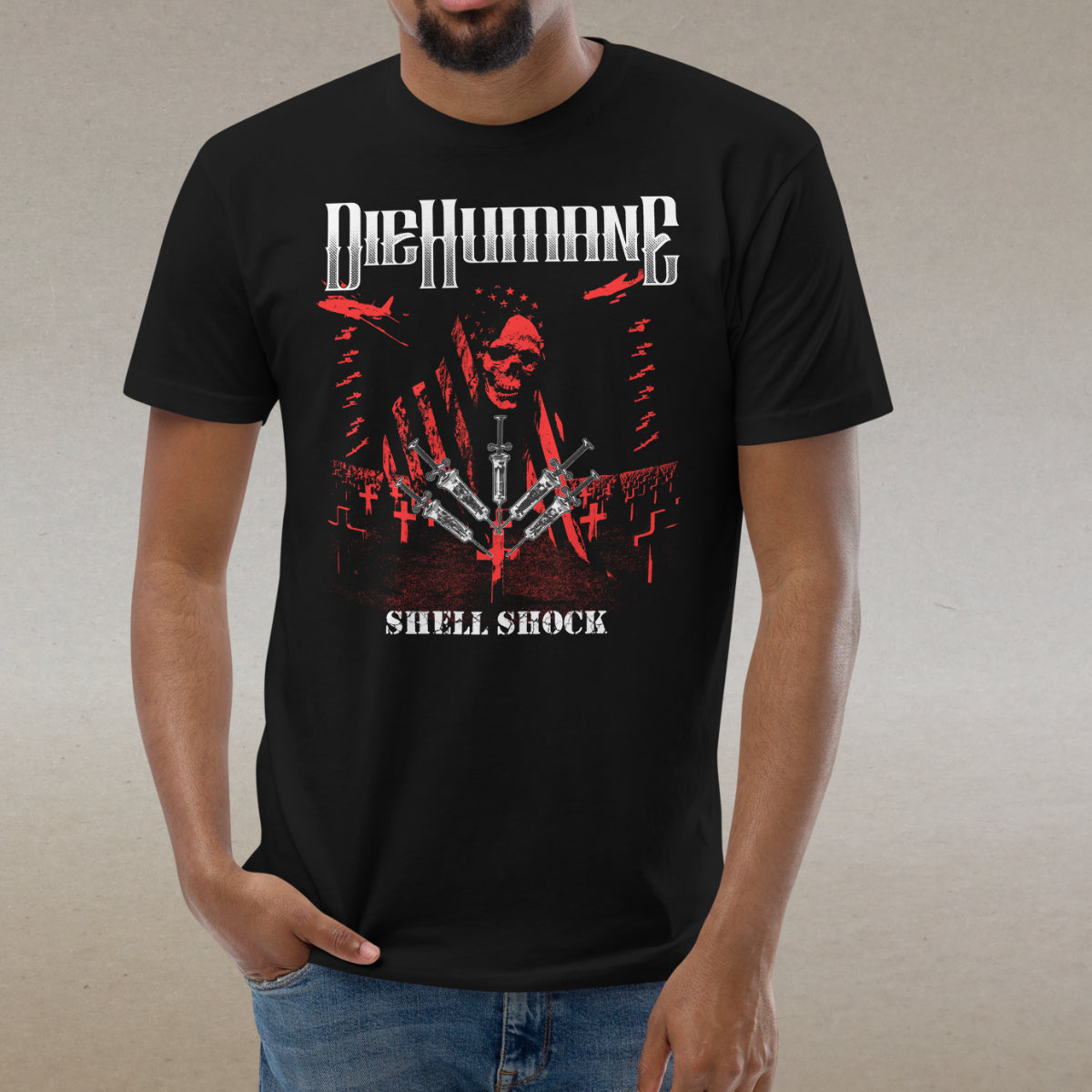 DieHumane - Shell Shock - Men's T-Shirt