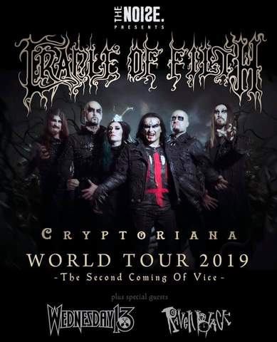Raven Black release 'Carnival', Tour with Cradle Of Filth