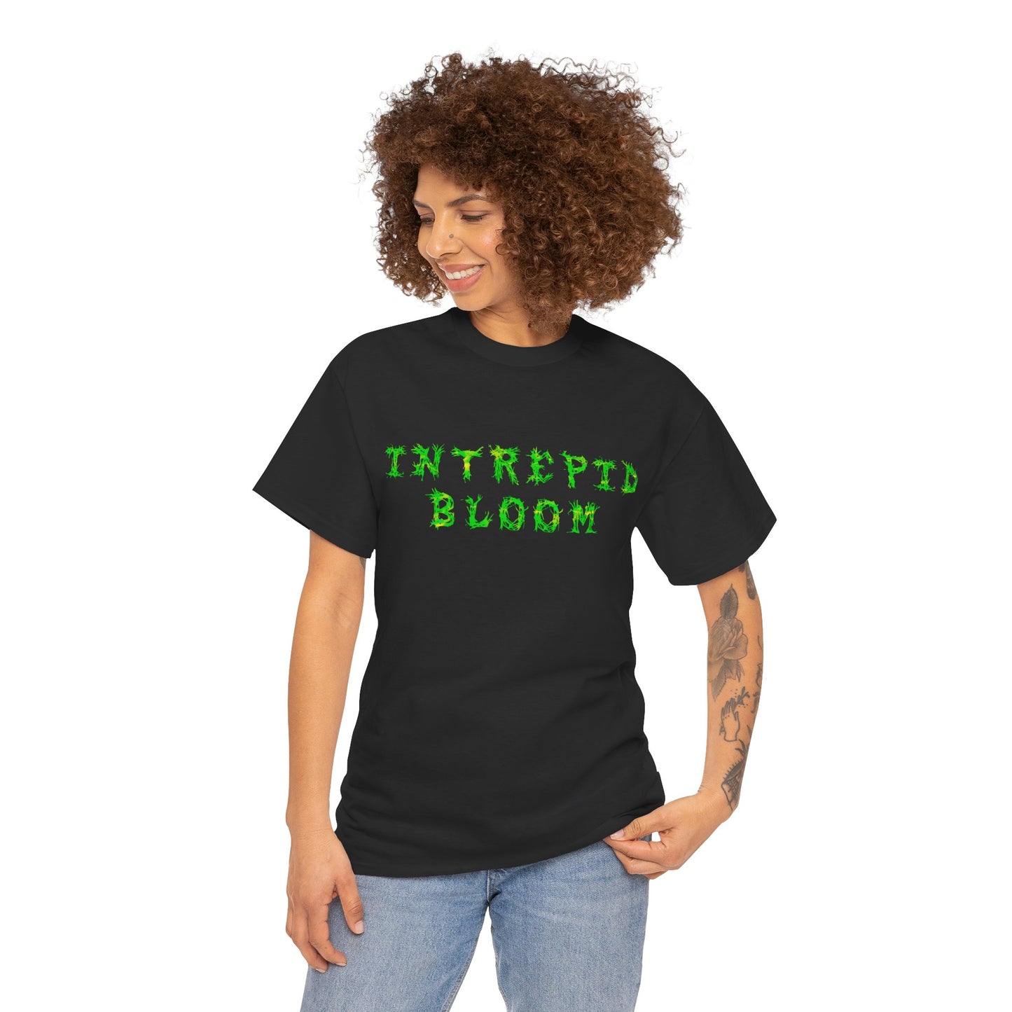 Intrepid Bloom - Unisex Heavy Cotton T-Shirt
