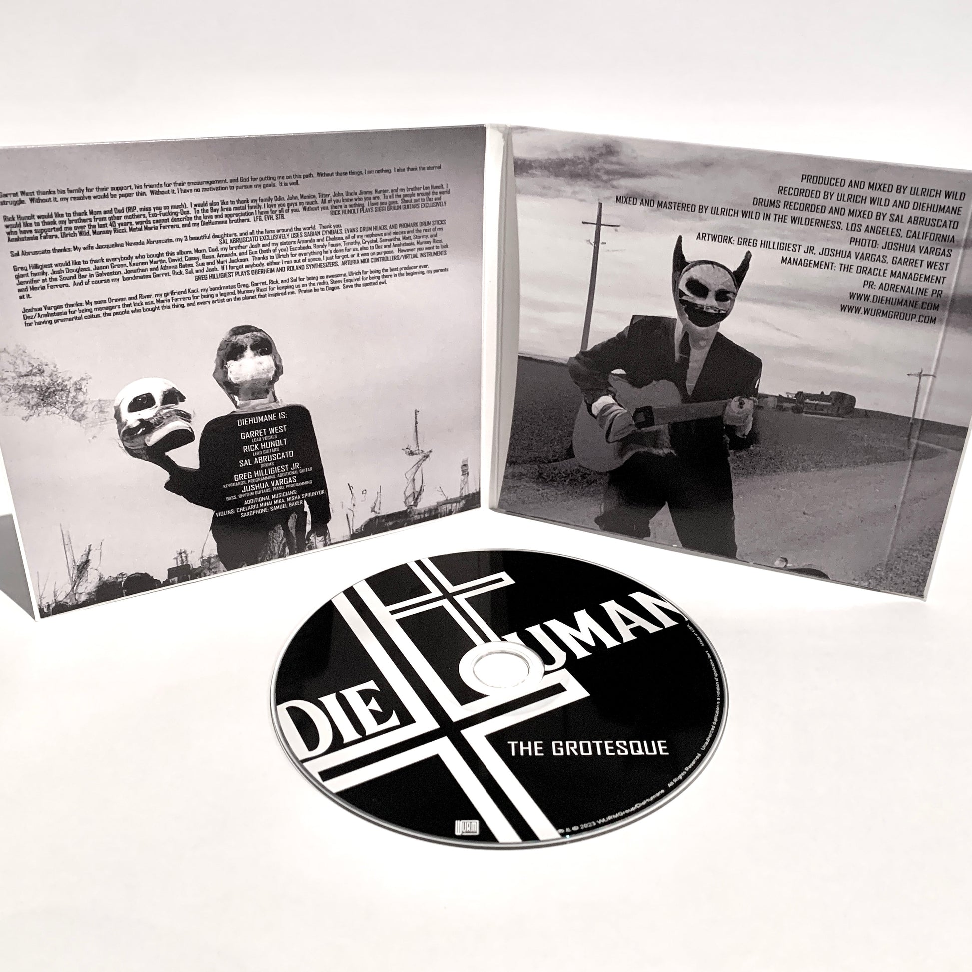 DieHumane - The Grotesque CD with inside panels