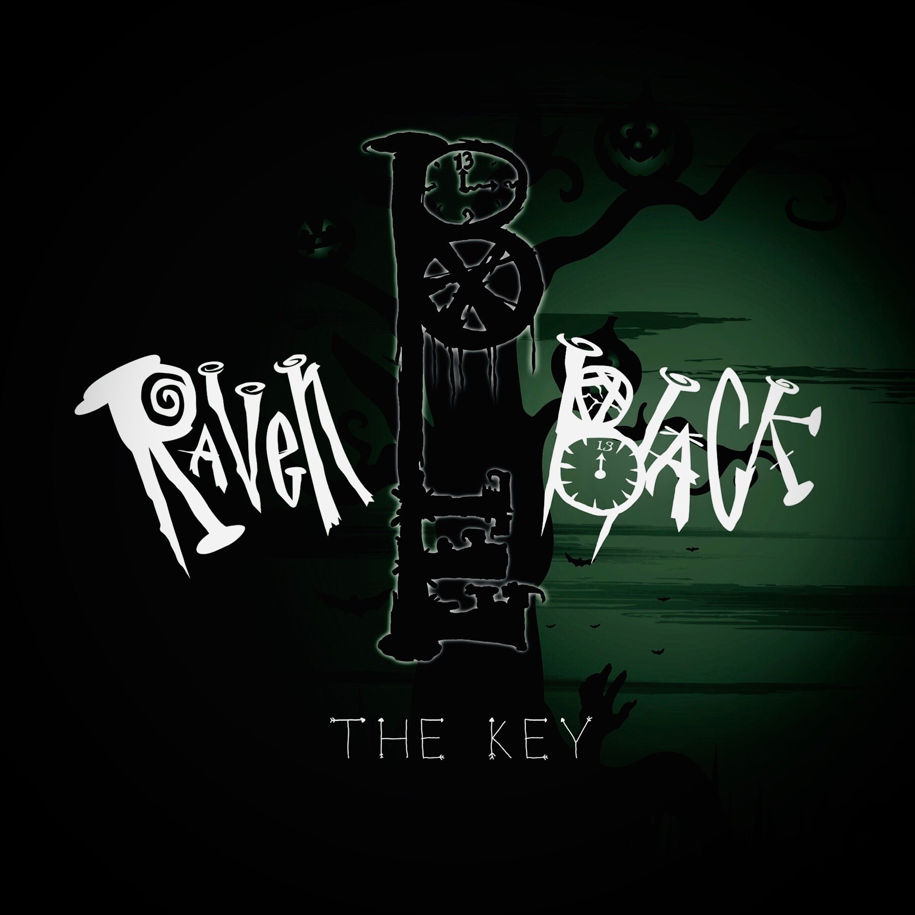 Raven Black - The Key - special edition CD cover - green